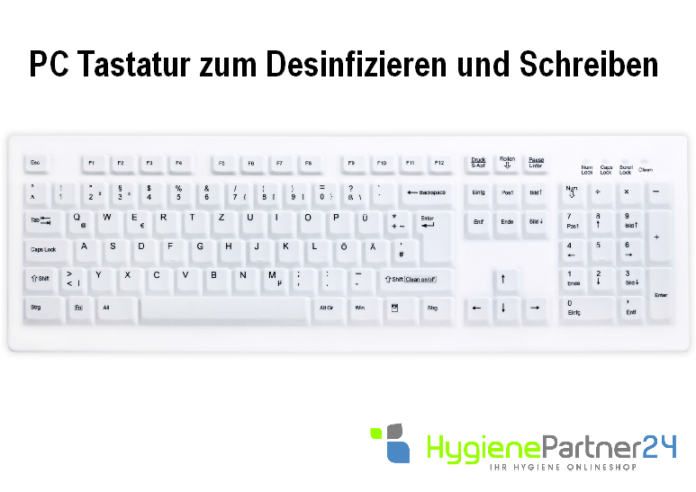 PC Tastatur desinfizierbar Beschreibung